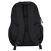 19 Inch Bungee Jacquard Cord Backpack With Padded Laptop Section - Black - BagsInBulk.ca