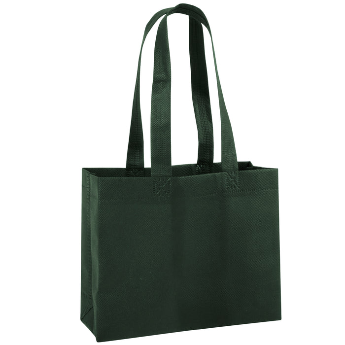 Wholesale 8 x 10 Gift Tote Bag - Hunter Green