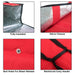 Trailmaker Insulated Pizza Carrier with Handle - Red - BagsInBulk.ca
