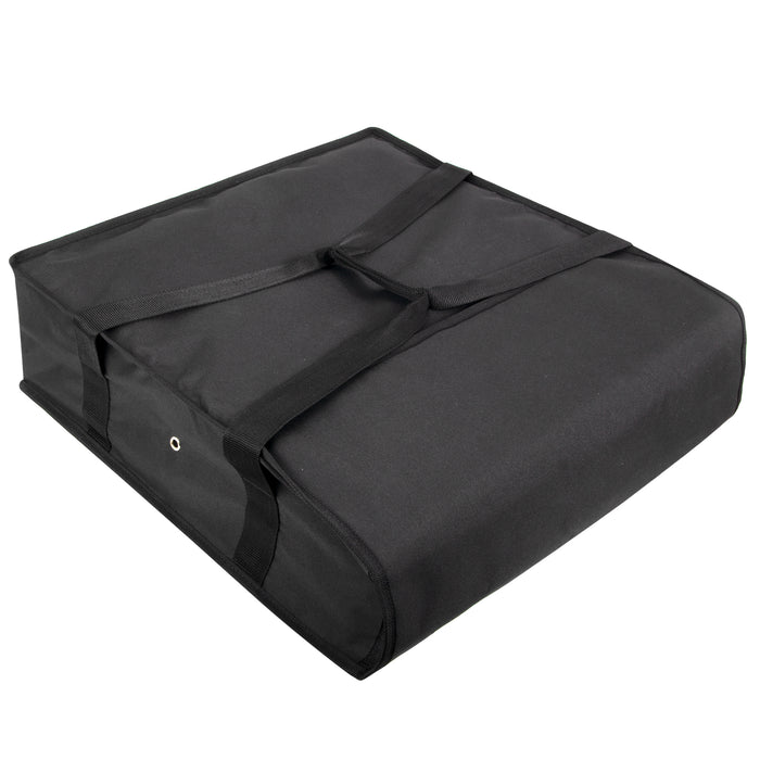 Trailmaker Insulated Pizza Carrier with Handle - Black - BagsInBulk.ca