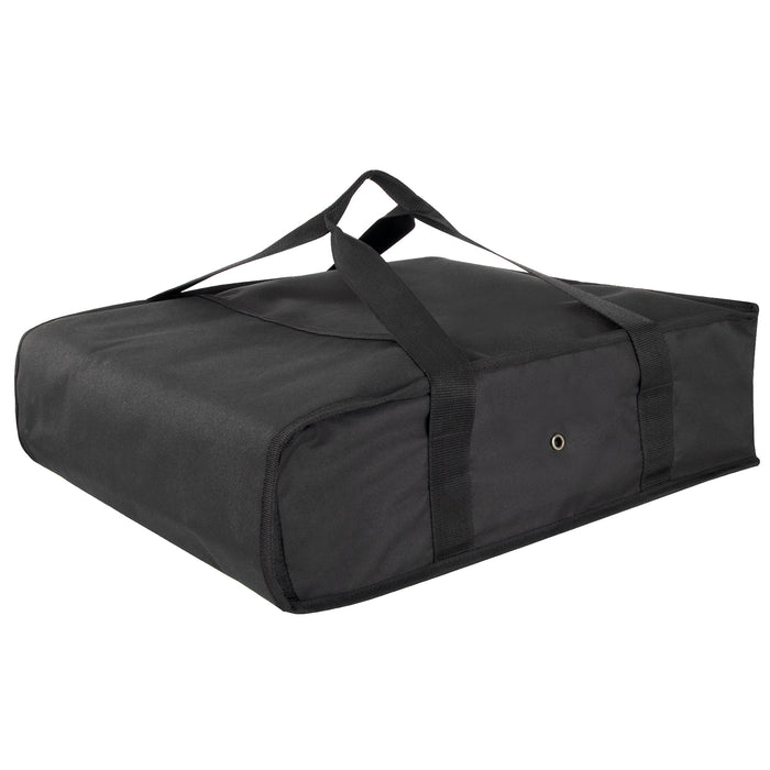 Trailmaker Insulated Pizza Carrier with Handle - Black - BagsInBulk.ca