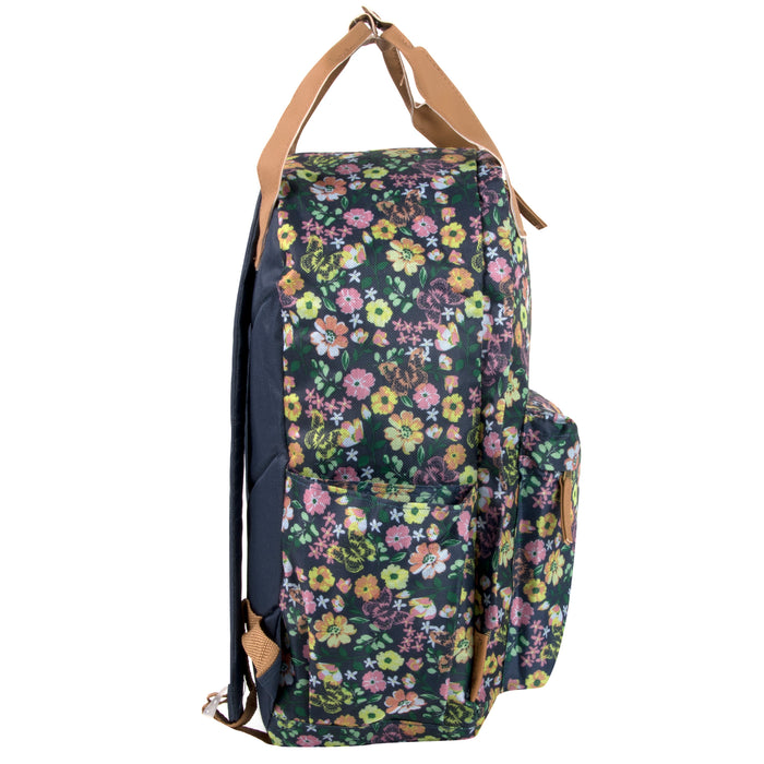 Wholesale 17 Inch Floral Print Backpack