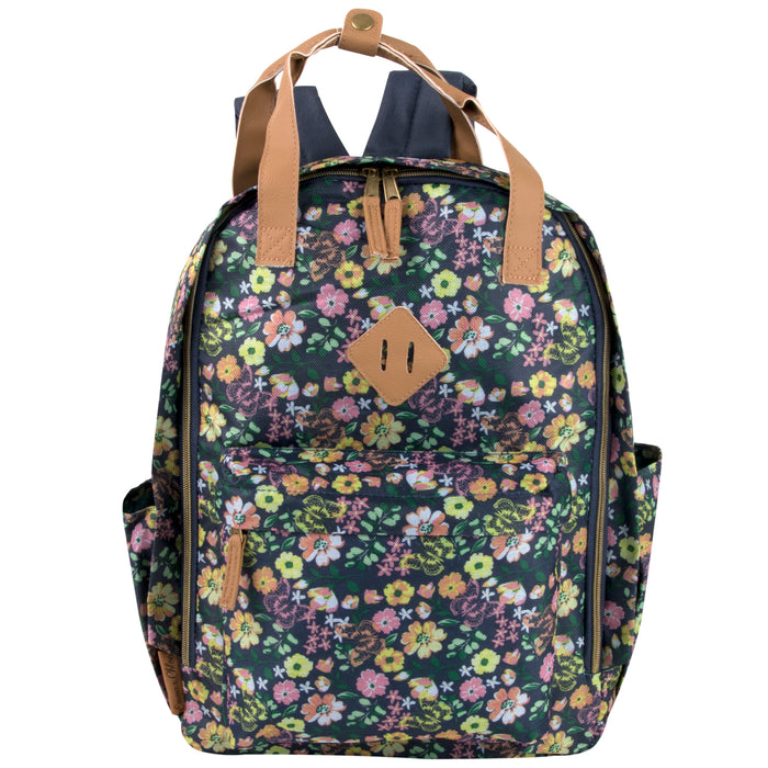 Wholesale 17 Inch Floral Print Backpack