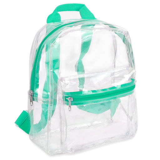 Trailmaker Clear Mini Backpack - Green - BagsInBulk.ca