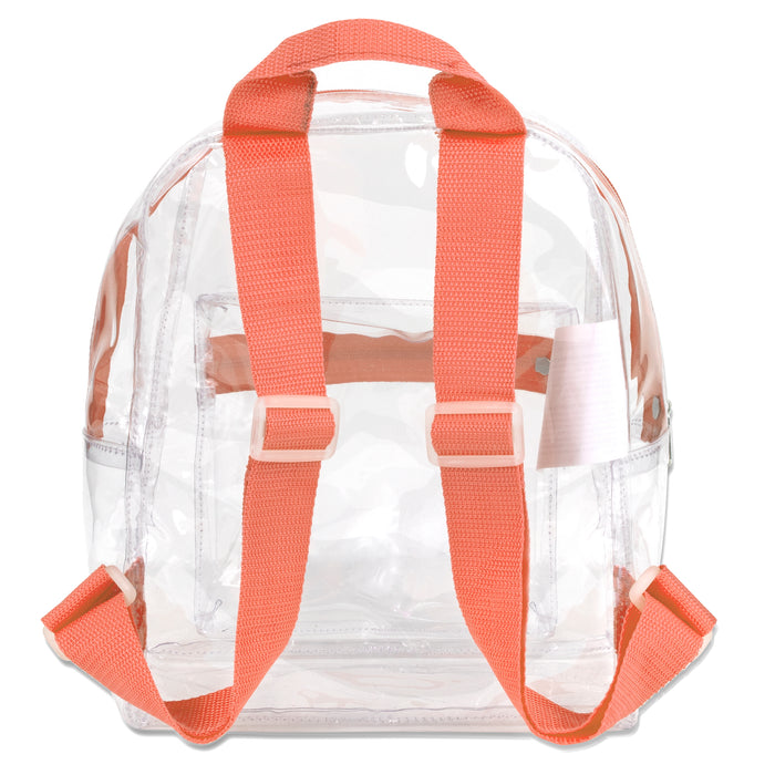 Trailmaker Clear Mini Backpack - Peach - BagsInBulk.ca