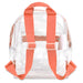 Trailmaker Clear Mini Backpack - Peach - BagsInBulk.ca