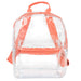 Trailmaker Clear Mini Backpack - Peach - BagsInBulk.ca