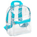 Trailmaker Clear Mini Backpack - Aqua - BagsInBulk.ca