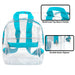 Trailmaker Clear Mini Backpack - Aqua - BagsInBulk.ca