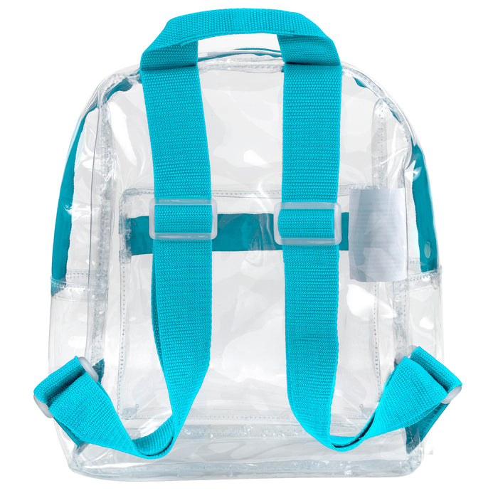 Trailmaker Clear Mini Backpack - Aqua - BagsInBulk.ca