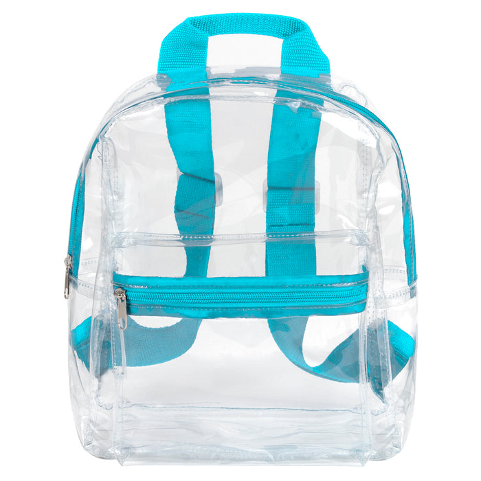 Trailmaker Clear Mini Backpack - Aqua - BagsInBulk.ca