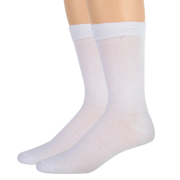 Men's Solid Crew Socks - BagsInBulk.ca