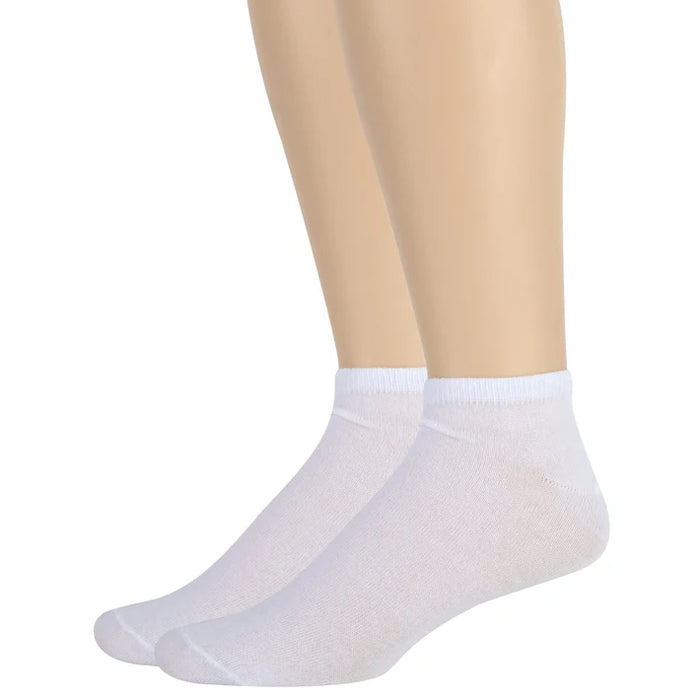 Women's Solid Ankle Socks - BagsInBulk.ca