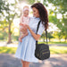 Fisher Price Quilted Cooler Baby Bottle Bag - Black - BagsInBulk.ca