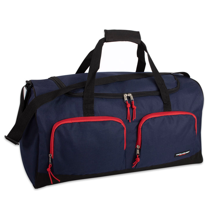 24 Inch Multi Pocket Duffle Bags - BagsInBulk.ca