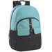 18 Inch Double Flap & Daisy Chain Backpack - 3 Pastel Colors - BagsInBulk.ca