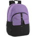 18 Inch Double Flap & Daisy Chain Backpack - 3 Pastel Colors - BagsInBulk.ca