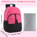 18 Inch Double Flap & Daisy Chain Backpack - 3 Pastel Colors - BagsInBulk.ca