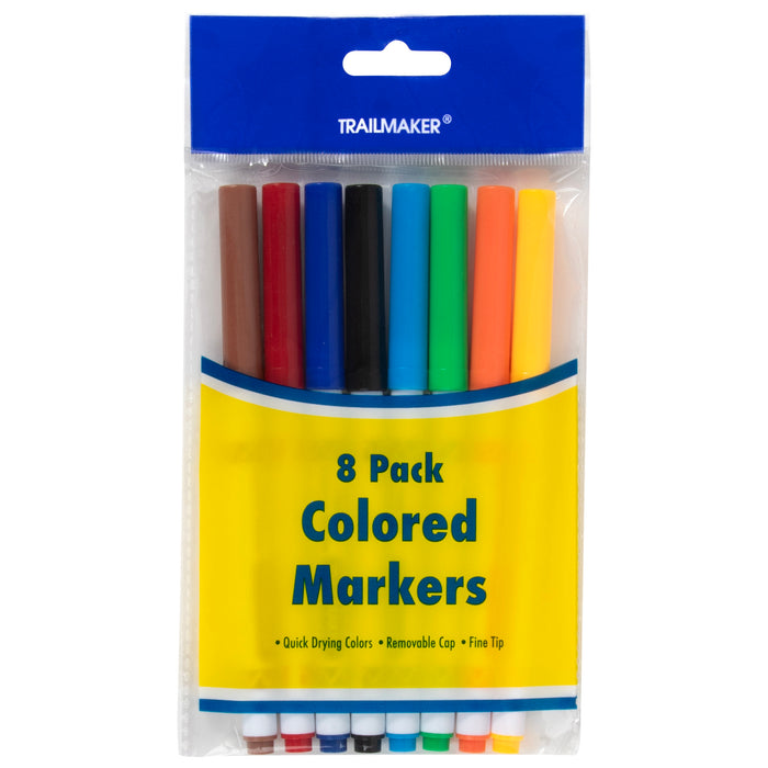 Wholesale 8 Pack of Fine Tip Markers