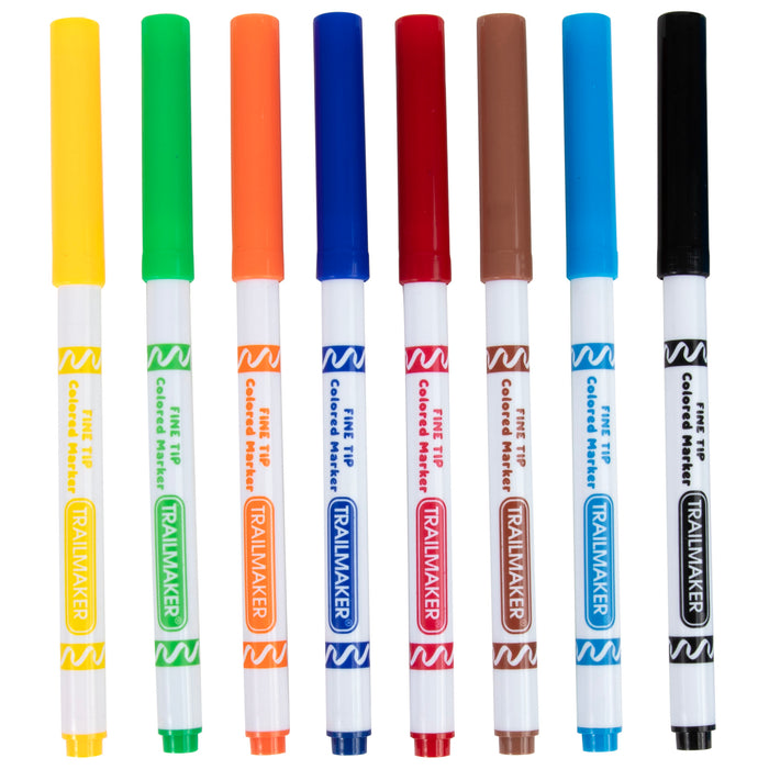 Wholesale 8 Pack of Fine Tip Markers