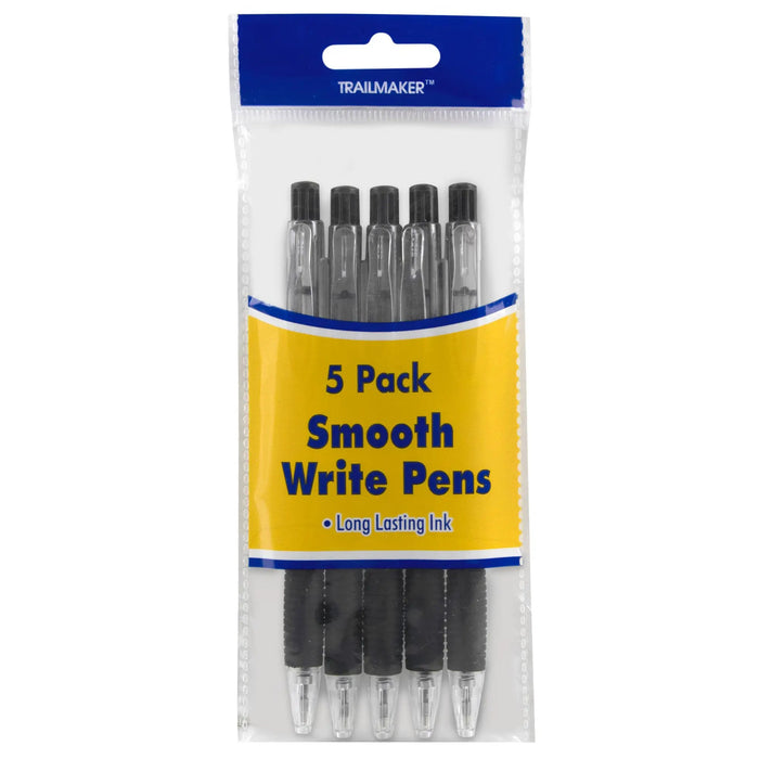 Trailmaker Smooth Click Action Pen - Black by SS4031