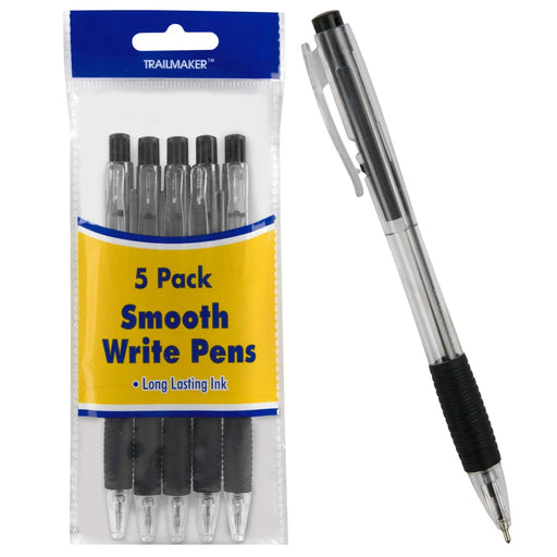 Trailmaker Smooth Click Action Pen - Black by SS4031