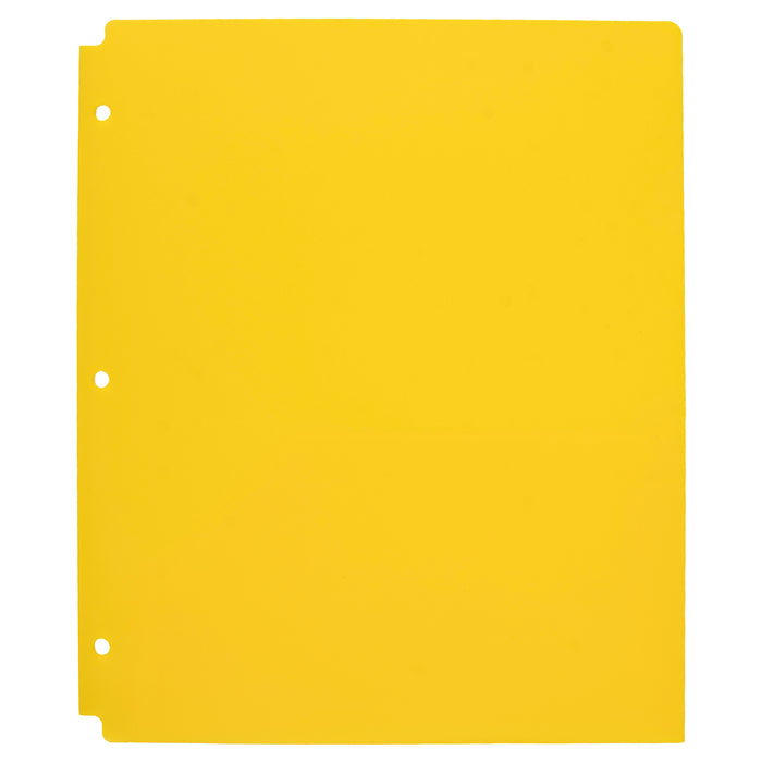 Bulk Translucent Matte 2-Pocket Poly Folders by SS7356