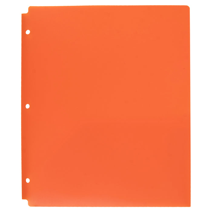 Bulk Translucent Matte 2-Pocket Poly Folders by SS7356