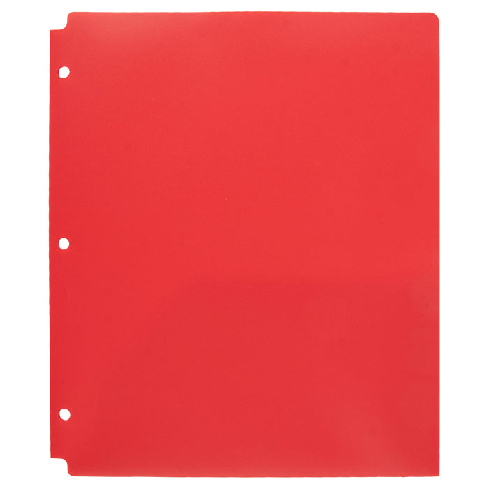 Bulk Translucent Matte 2-Pocket Poly Folders by SS7356