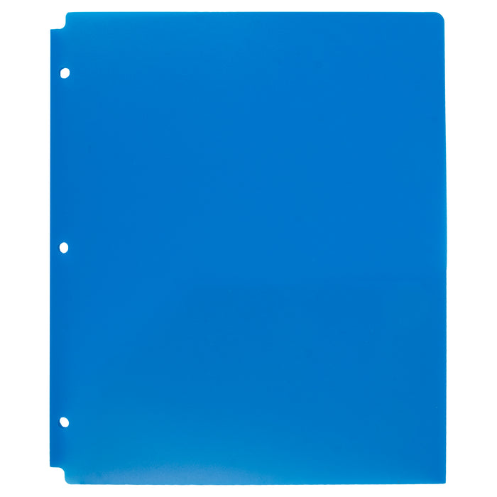 Bulk Translucent Matte 2-Pocket Poly Folders by SS7356