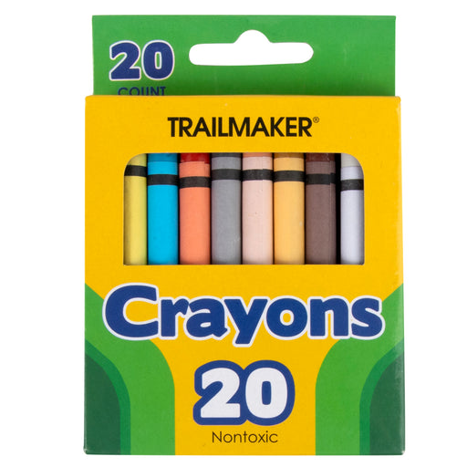 20 Pack of Crayons - BagsInBulk.ca