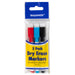 Dry Erase Markers With Eraser Top - 3 Pack - BagsInBulk.ca