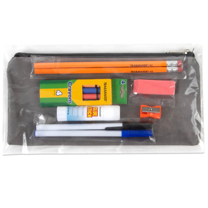 12 Piece School Supply Kit - BagsInBulk.ca