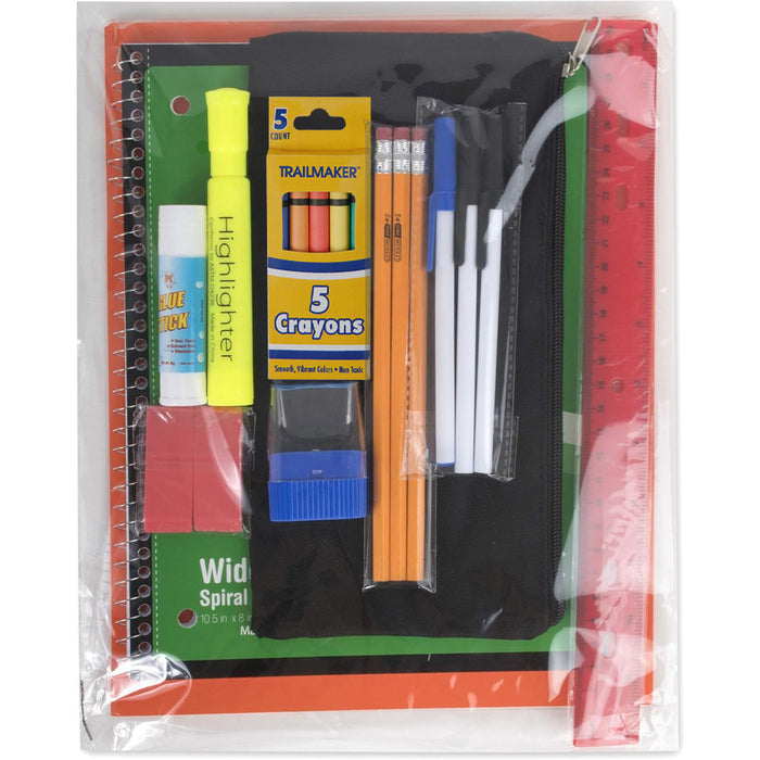 20 Piece School Supply Kit - BagsInBulk.ca