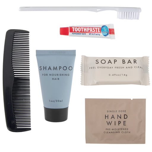 7-Piece Travel Hygiene Kit - BagsInBulk.ca