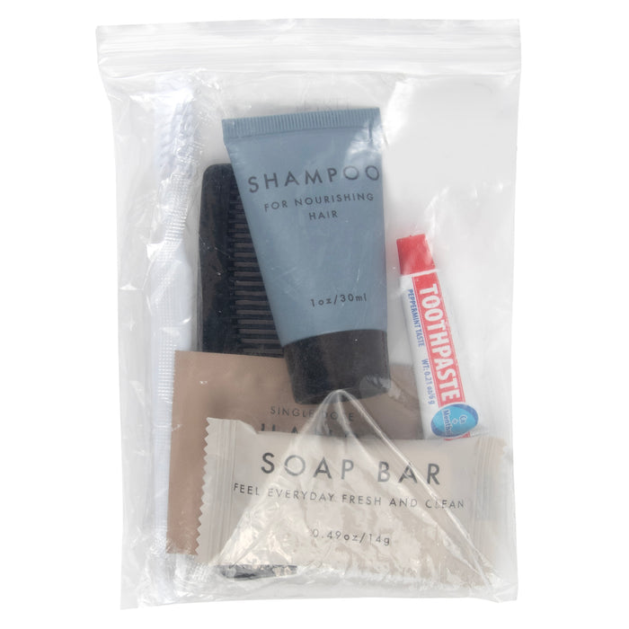 7-Piece Travel Hygiene Kit - BagsInBulk.ca