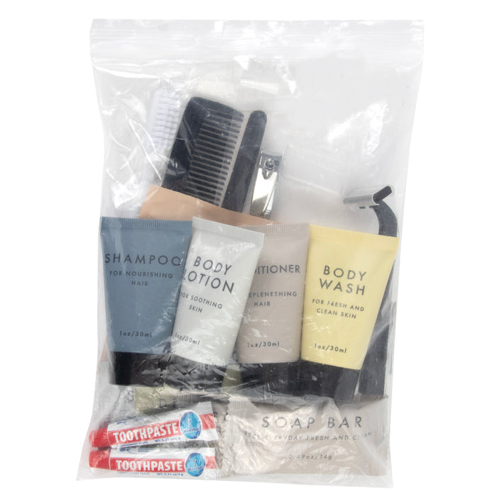 Premium 35 Piece Hygiene Kit - BagsInBulk.ca