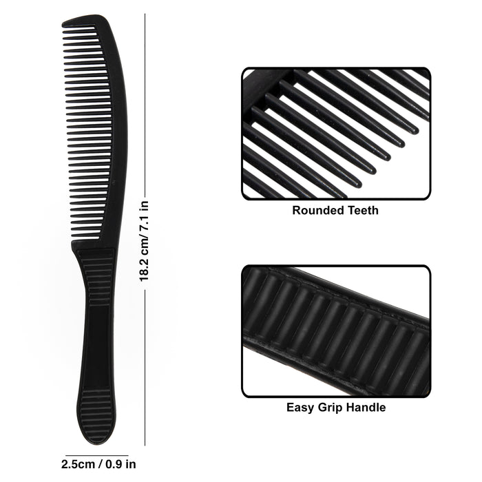 Black Comb With Easy Grip Handle by TT4481