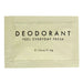 Single Use Deodorant Pack by TT4487