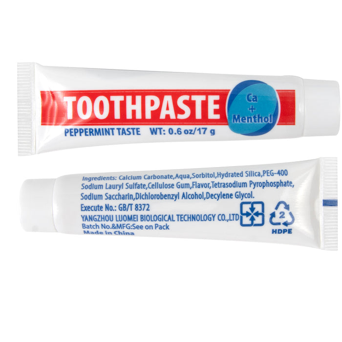 Peppermint Toothpaste - 0.60 ounces (17 grams) - BagsInBulk.ca