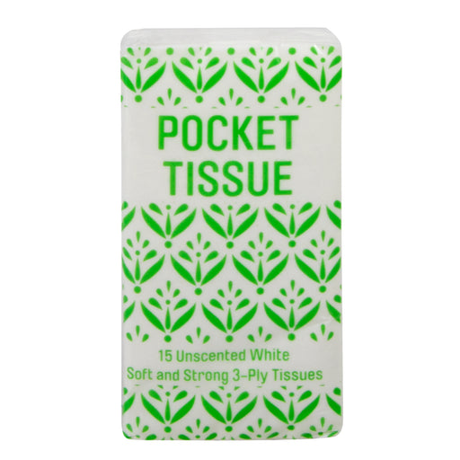 Pocket Tissues - 15 Pack - BagsInBulk.ca
