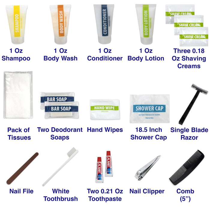 Wholesale Deluxe 20-Piece Hygiene Kit