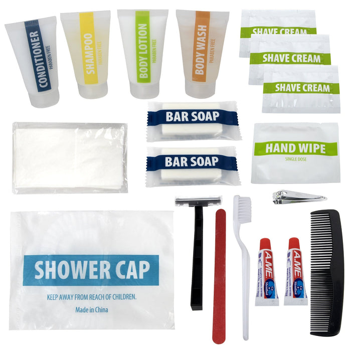 Wholesale Deluxe 20-Piece Hygiene Kit
