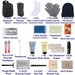 Warm Essential 23-piece Homeless Care Hygiene Kit with Backpack, Poncho, Socks - BagsInBulk.ca