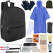 Warm Essential 23-piece Homeless Care Hygiene Kit with Backpack, Poncho, Socks - BagsInBulk.ca