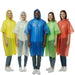 Disposable Rain Ponchos - 5 Colors by 7026