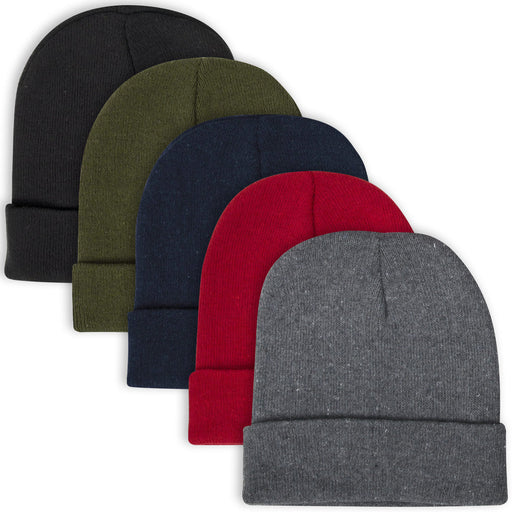 Children's Knitted Beanie – 5 Colors - BagsInBulk.ca