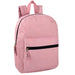 15 Inch Basic Backpack - 12 Colors - BagsInBulk.ca