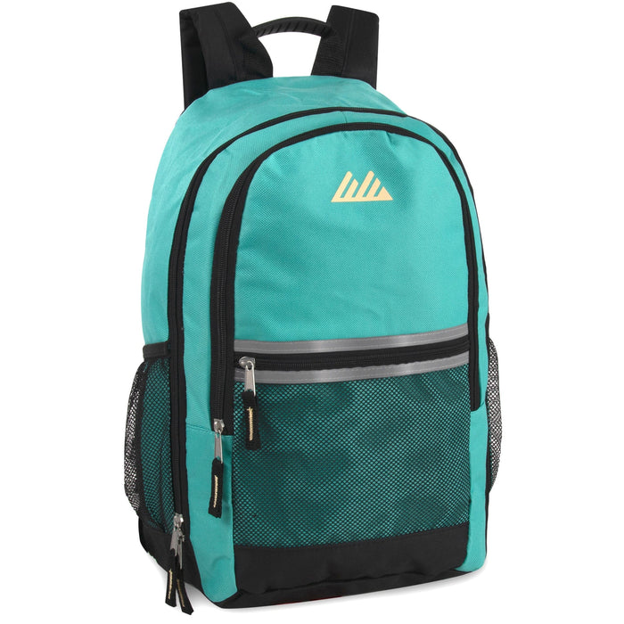 Wholesale 18 Inch Multi Pocket Reflective Backpack - Girls 3 Colors