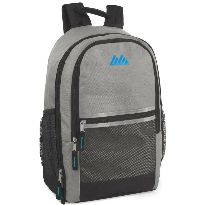 Wholesale 18 Inch Multi Pocket Reflective Backpack - 5 Colors